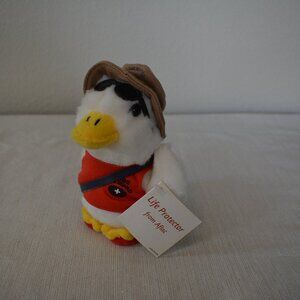 AFLAC Talking White Duck Plush Life Protector Works Life Guard Cancer Center